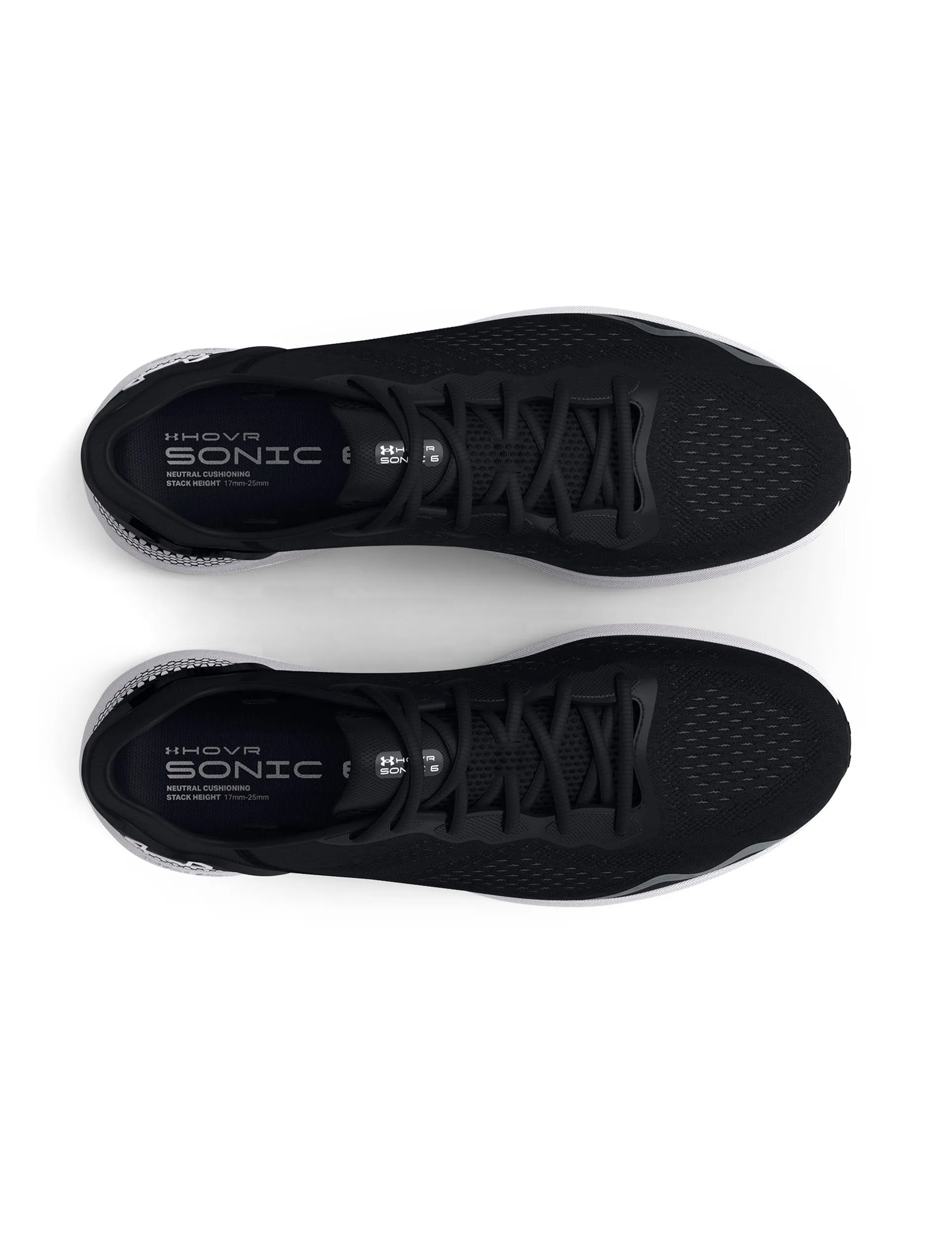 anti - slip - design shoes UA HOVR Sonic 6 Running Shoes - Black/White