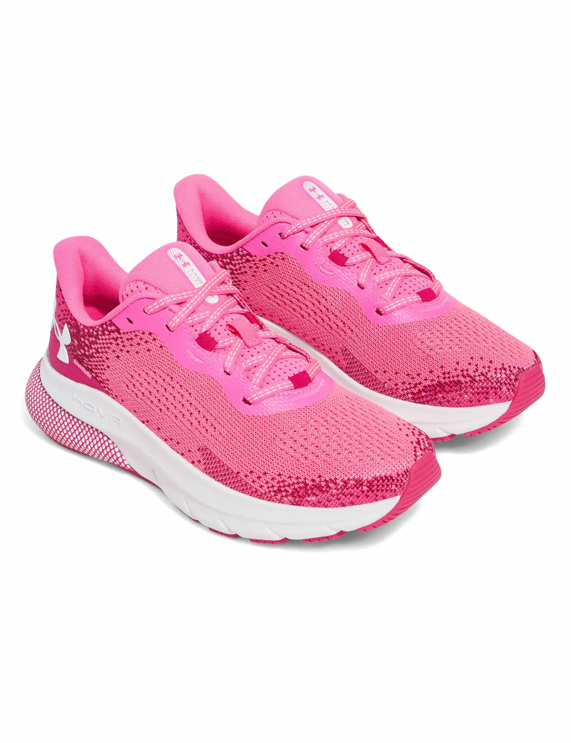 UA HOVR Turbulence 2 Running Shoes - Aero Pink/Shaded Fuchsia/White Quick Drying Inner Liner