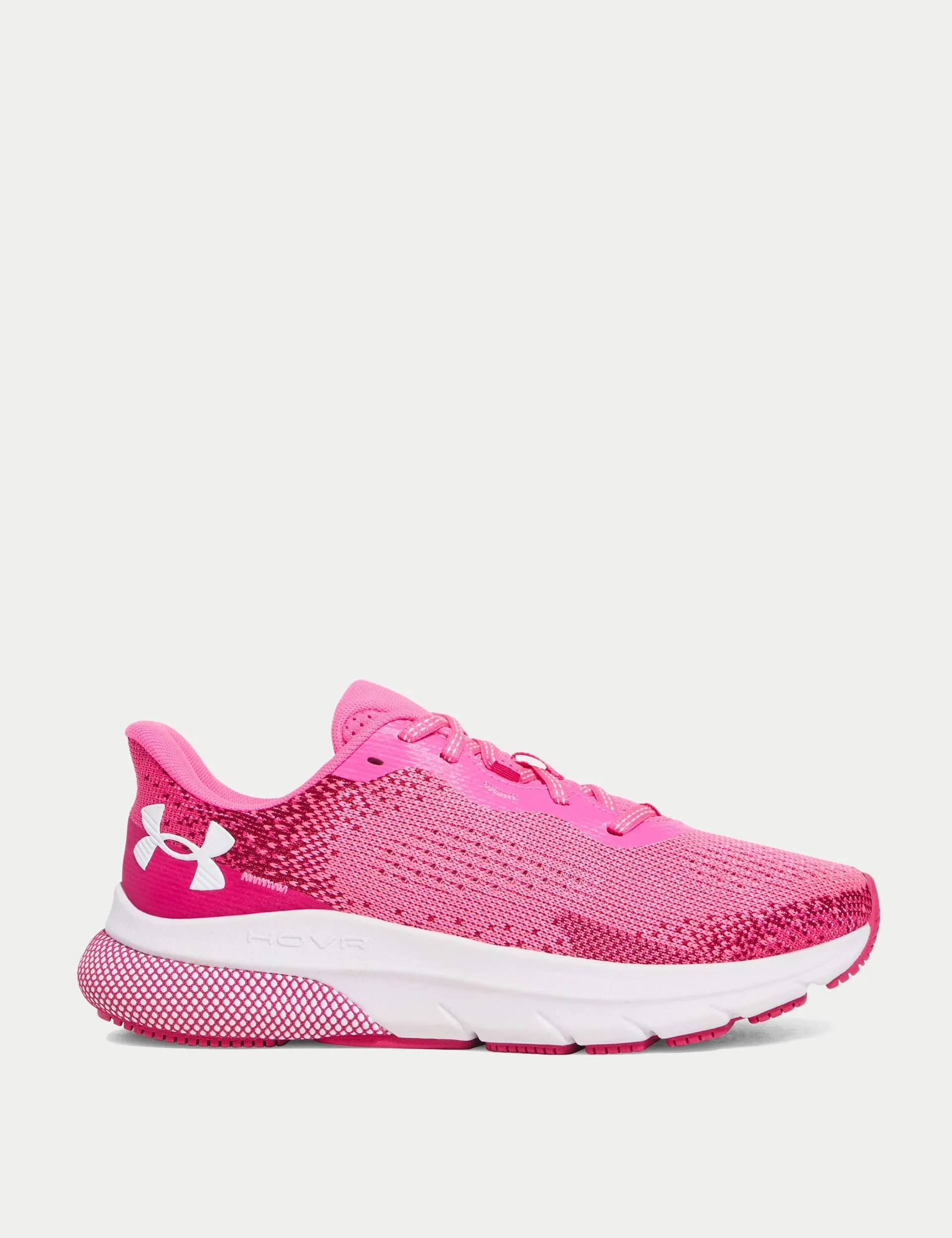 Traction Pod Configuration UA HOVR Turbulence 2 Running Shoes - Aero Pink/Shaded Fuchsia/White