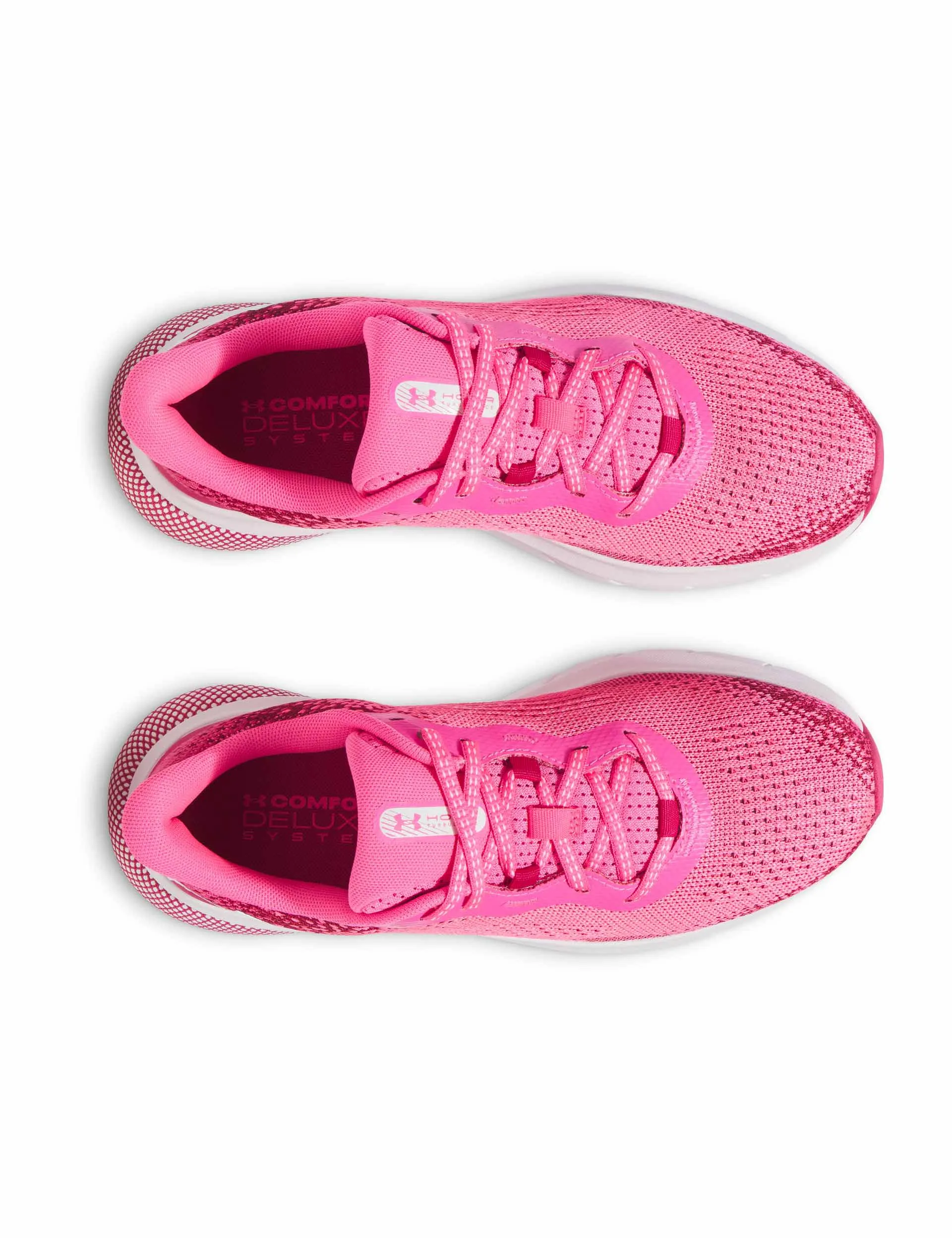 Stable Heel UA HOVR Turbulence 2 Running Shoes - Aero Pink/Shaded Fuchsia/White