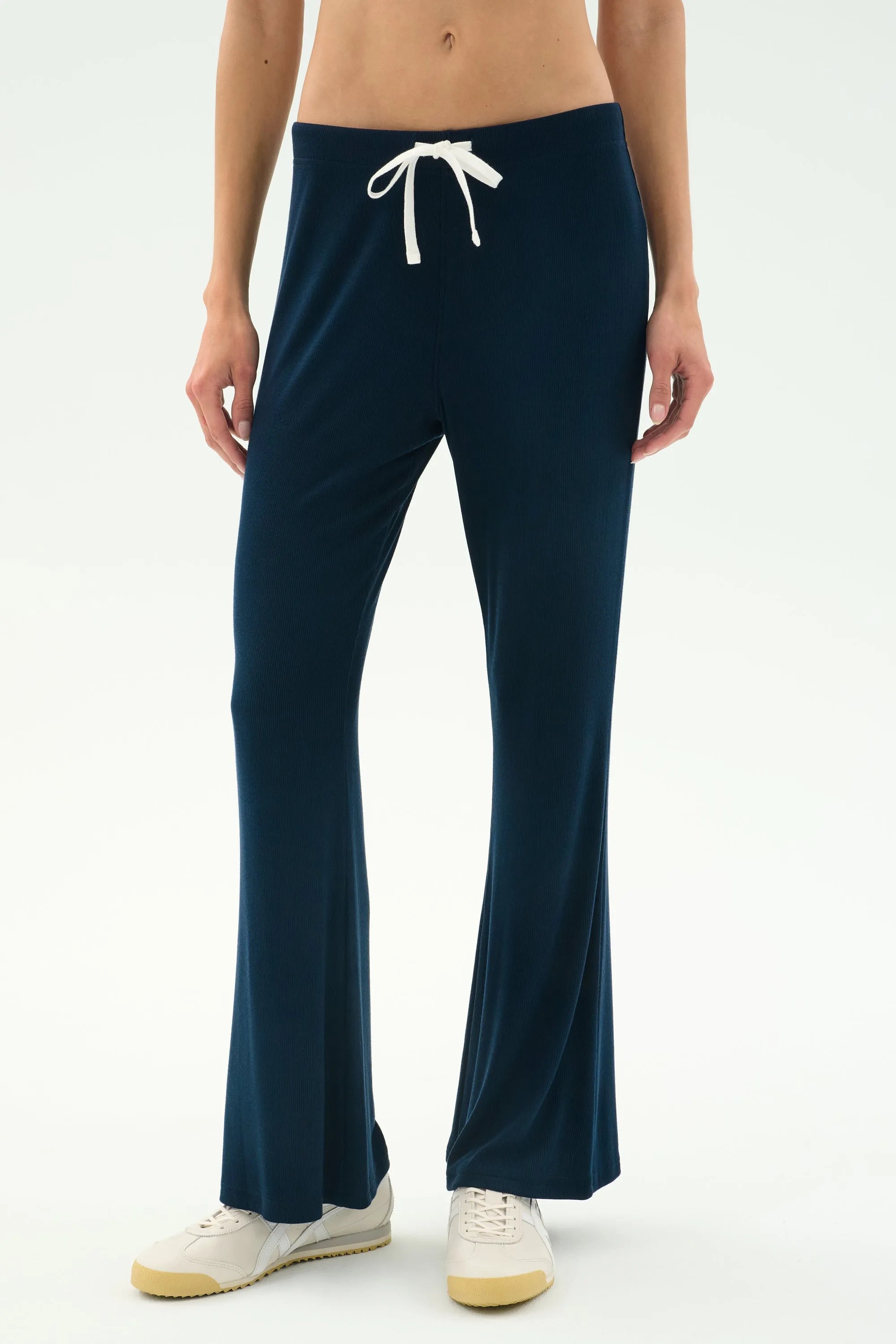 Blaire Rib Pant - Indigo Movement Fit