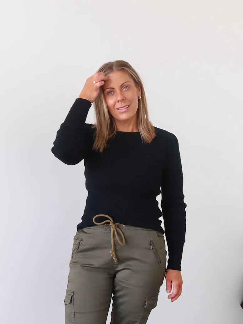 Ultra Soft Warm Layer Jordy Jeans - Khaki