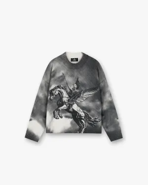 Mascot Knit Sweater - Multi Casual Fashion AntiOdor Fabric