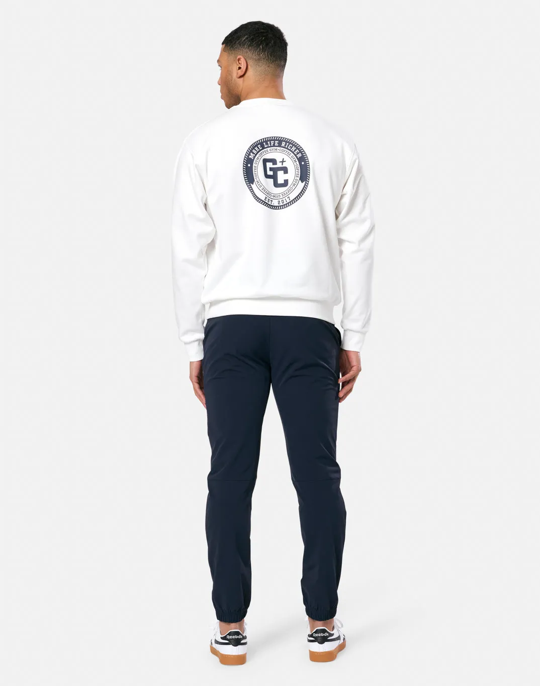 Clubhouse Crew in Ultra White Casual Hoodie