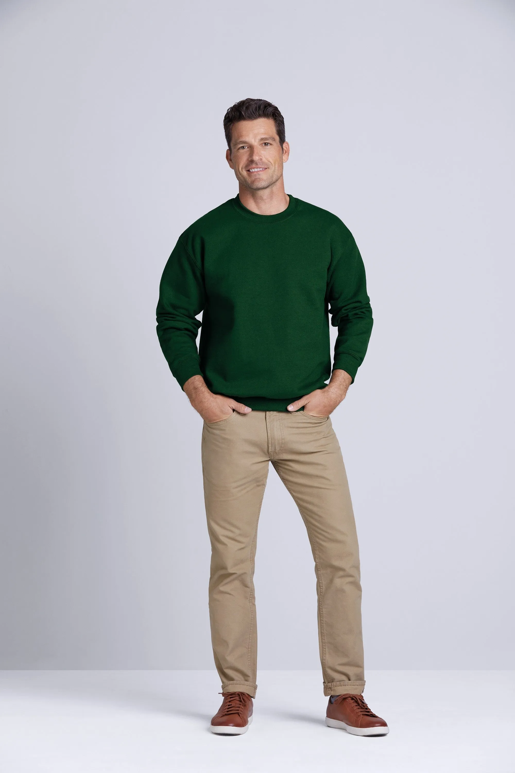 Ultra Blend Adult Crewneck Sweatshirt | ASH Cotton Blend