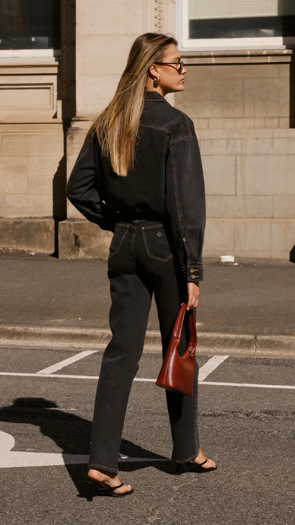 Style Basic Abrand 94 High Straight Jean - Cara