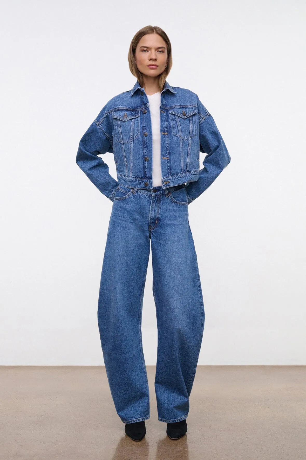 GLEN DENIM JACKET | VINTAGE WASH Iconic Outfit Couple Look Athlete Fit Festival Outfit