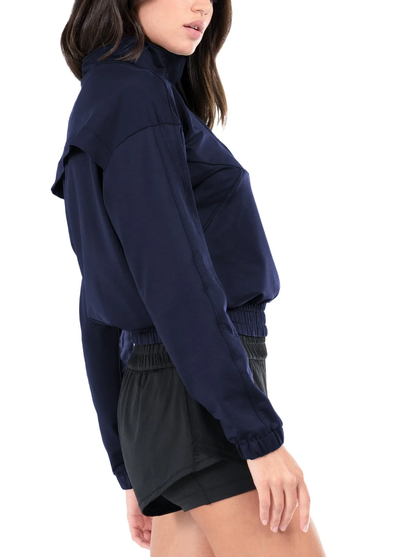 Mock Pullover Multi Directional Stretch