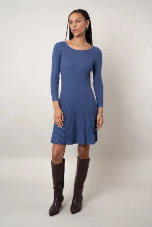 SmoothEdgeFinish The Pleated Knit Dress