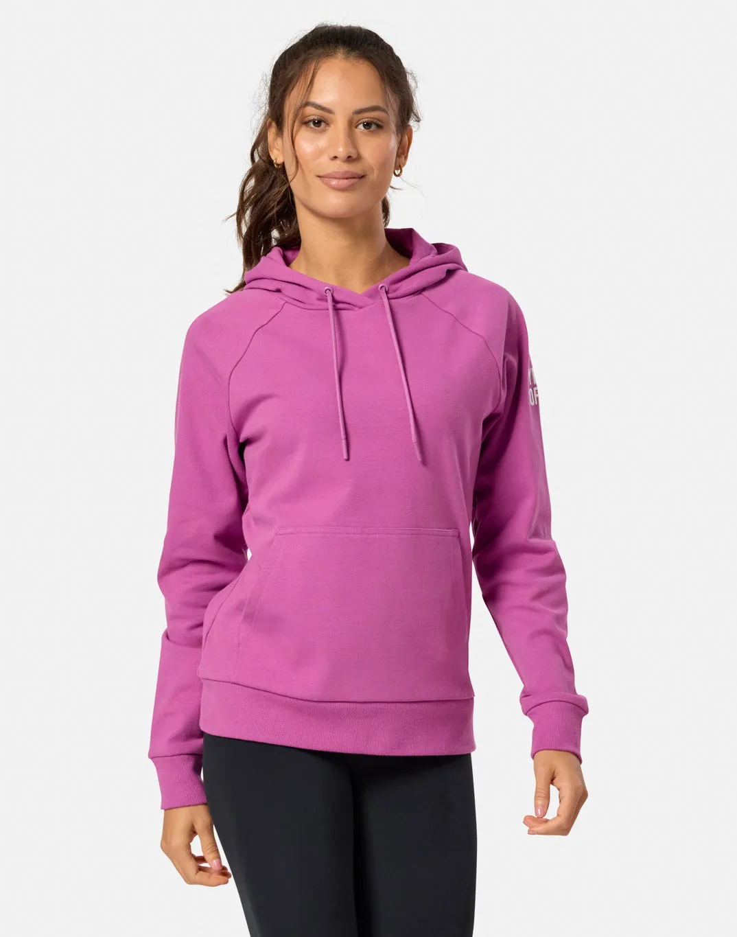Chill Hoodie in Crisp Pink rainy day wear
