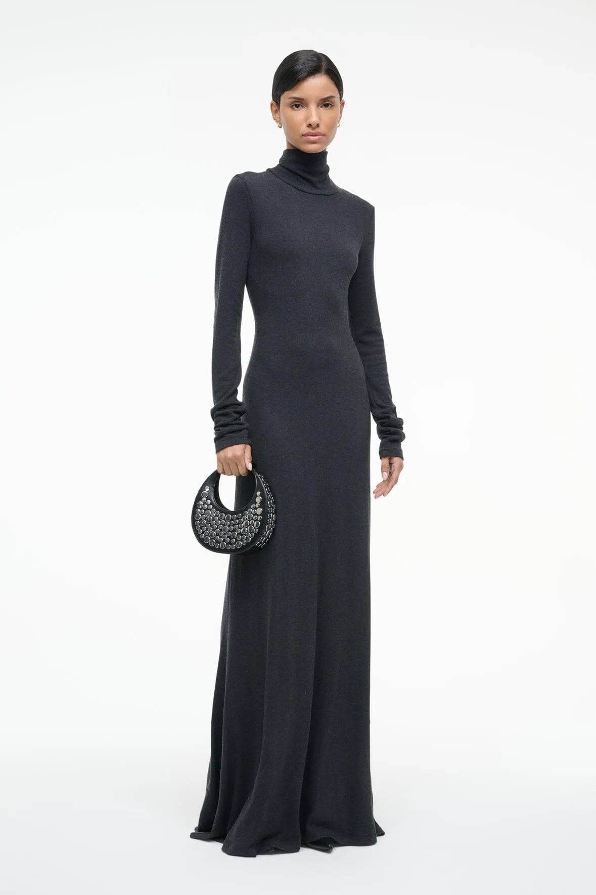 Smooth Outline VANYA DRESS | CHARCOAL