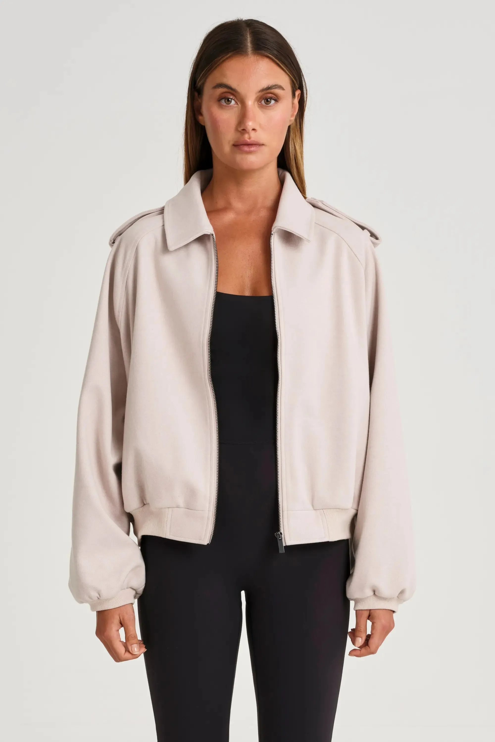 Signature Bomber Jacket Stain Resistant Material