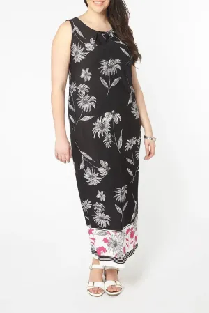 Romantic Vibes Floral-Pattern Floral Sleeveless Dress
