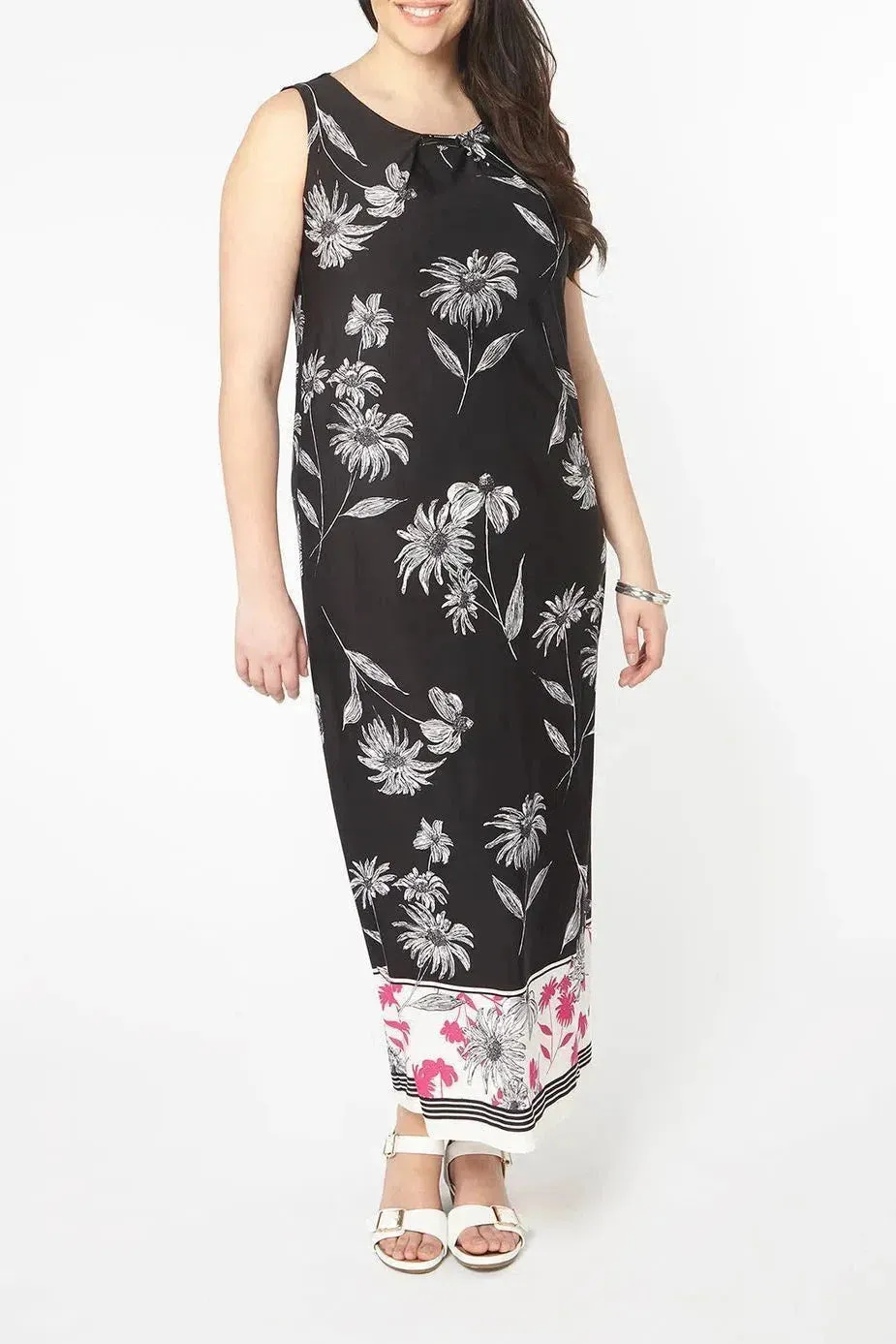 Statement Look Luxe Appeal Floral Sleeveless Dress