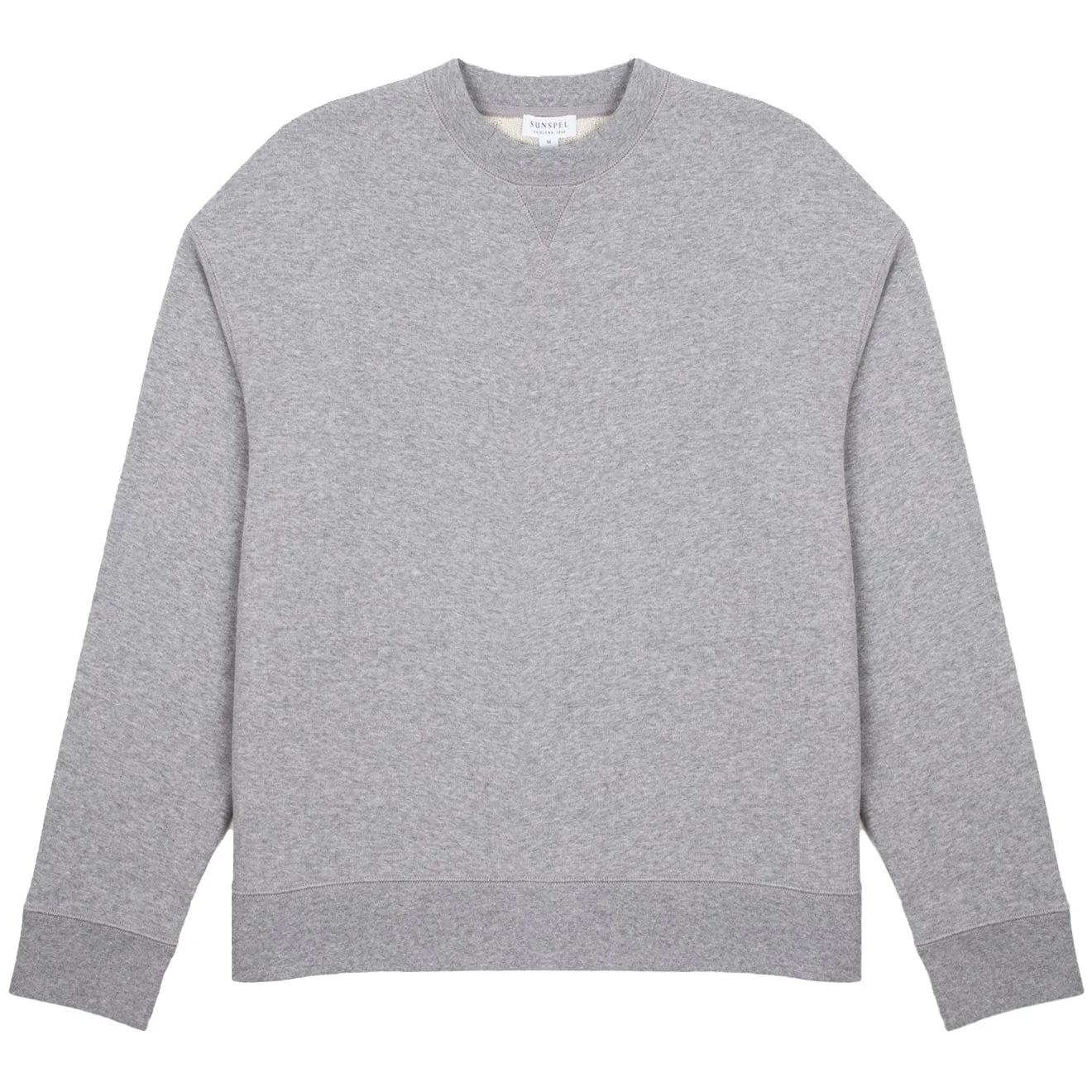 Sunspel Loopback Sweatshirt Grey Melange product holiday wearability Brand Reputation
