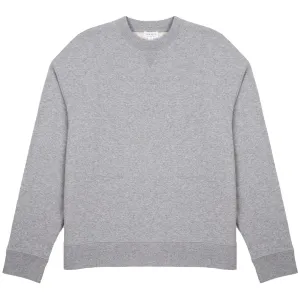product chambray casualness All Purpose Layer Sunspel Loopback Sweatshirt Grey Melange