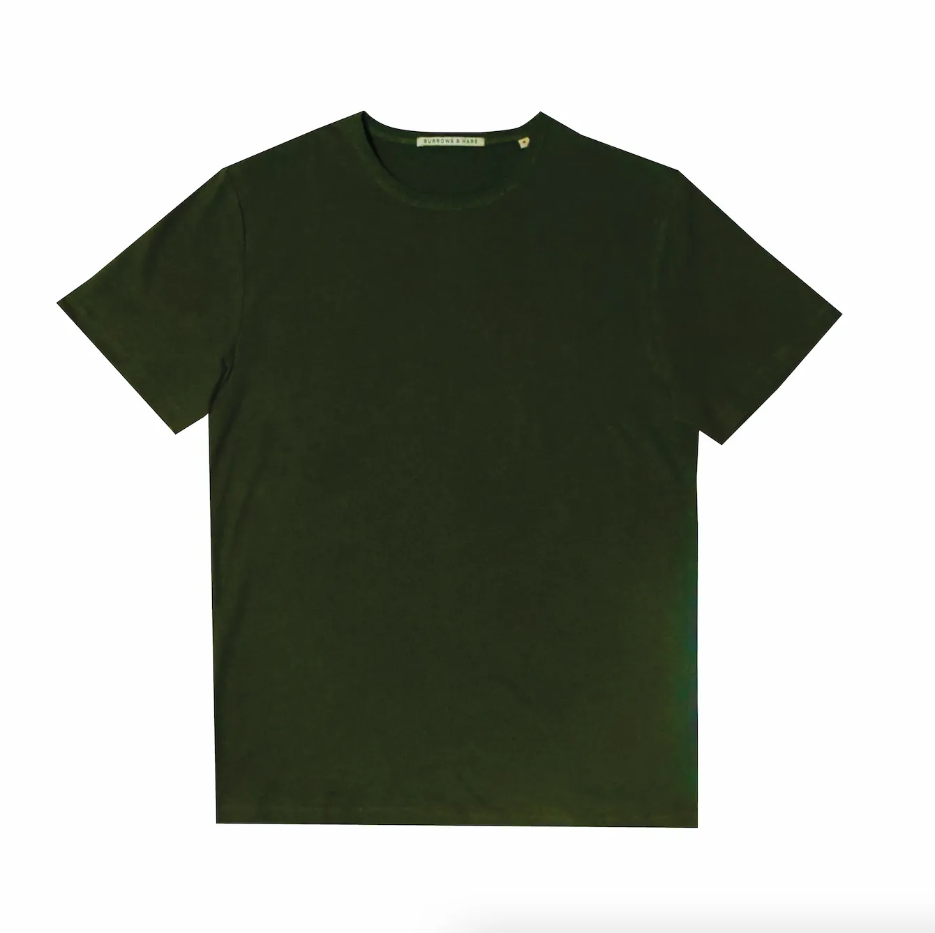 Casual Chic Wear Effortless Layer Linen & Cotton T-Shirt - Green