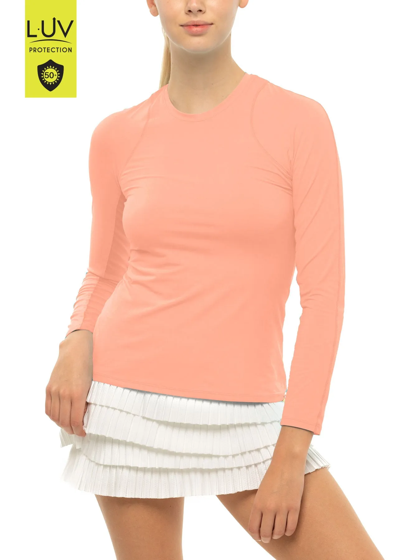 Breeze Long Sleeve Crew Flattering Design