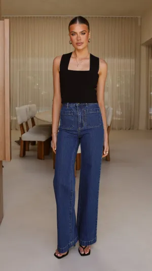 Rollas Sailor Jean Long - Eco Ruby Bold Road Trip