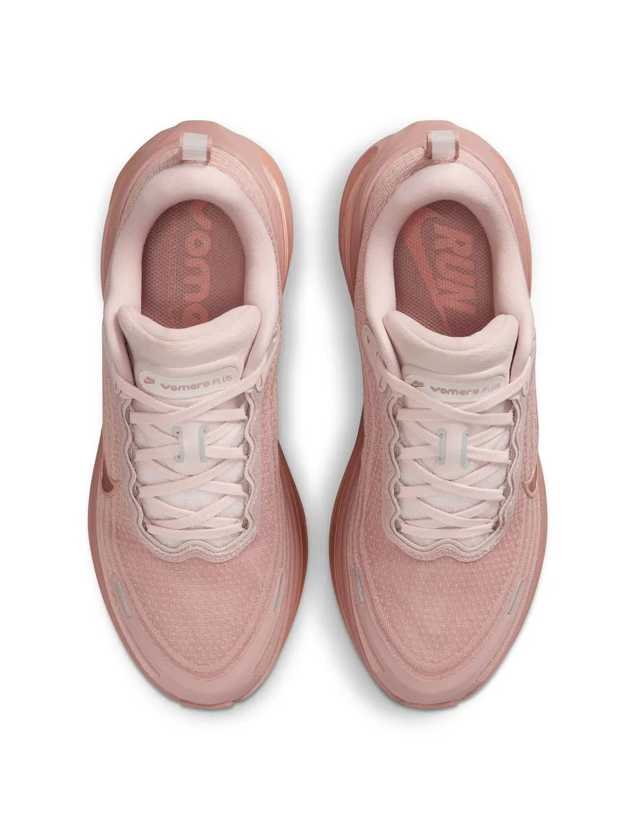 Vomero Plus Running Shoes - Particle Pink/Silt Red/Metallic Silver/Metallic Rose Gold toe - box roomy shoes