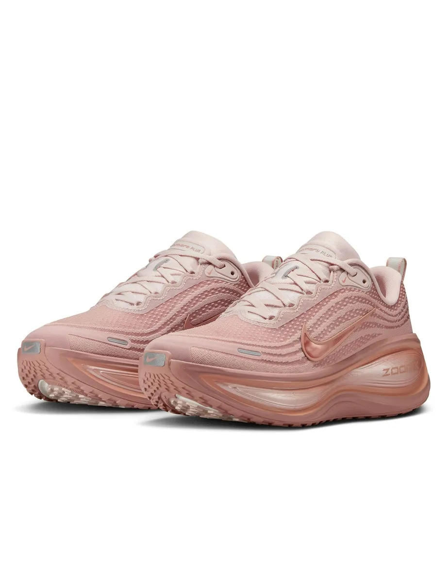 Vomero Plus Running Shoes - Particle Pink/Silt Red/Metallic Silver/Metallic Rose Gold Quick Dry Interior running in an overpass area shoes
