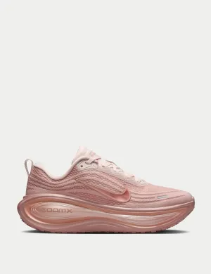 Vomero Plus Running Shoes - Particle Pink/Silt Red/Metallic Silver/Metallic Rose Gold Dynamic Fit Heel - striker