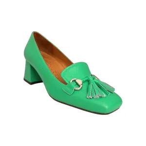 Vuolin Green Heel Loafer Silk Feel Sport Edge