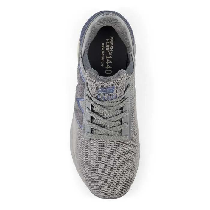 Cushion Ride Mens New Balance Fresh Foam X 1440 in Shadow Grey/Castlerock/Vintage Indigo