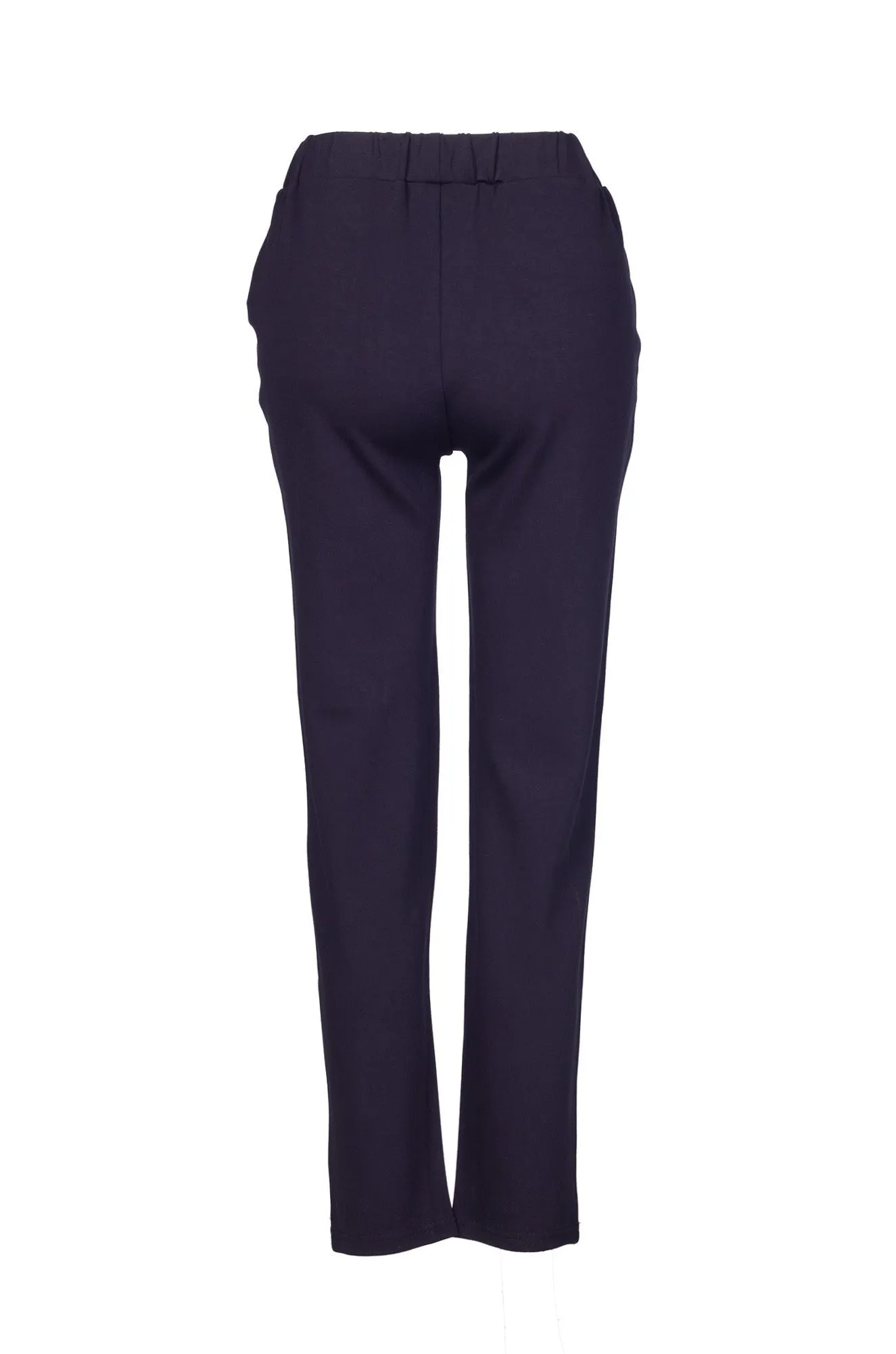 Short Relaxed Ponti Pants | NAVY | 9311B1 Utility Ready RecycledPolyester