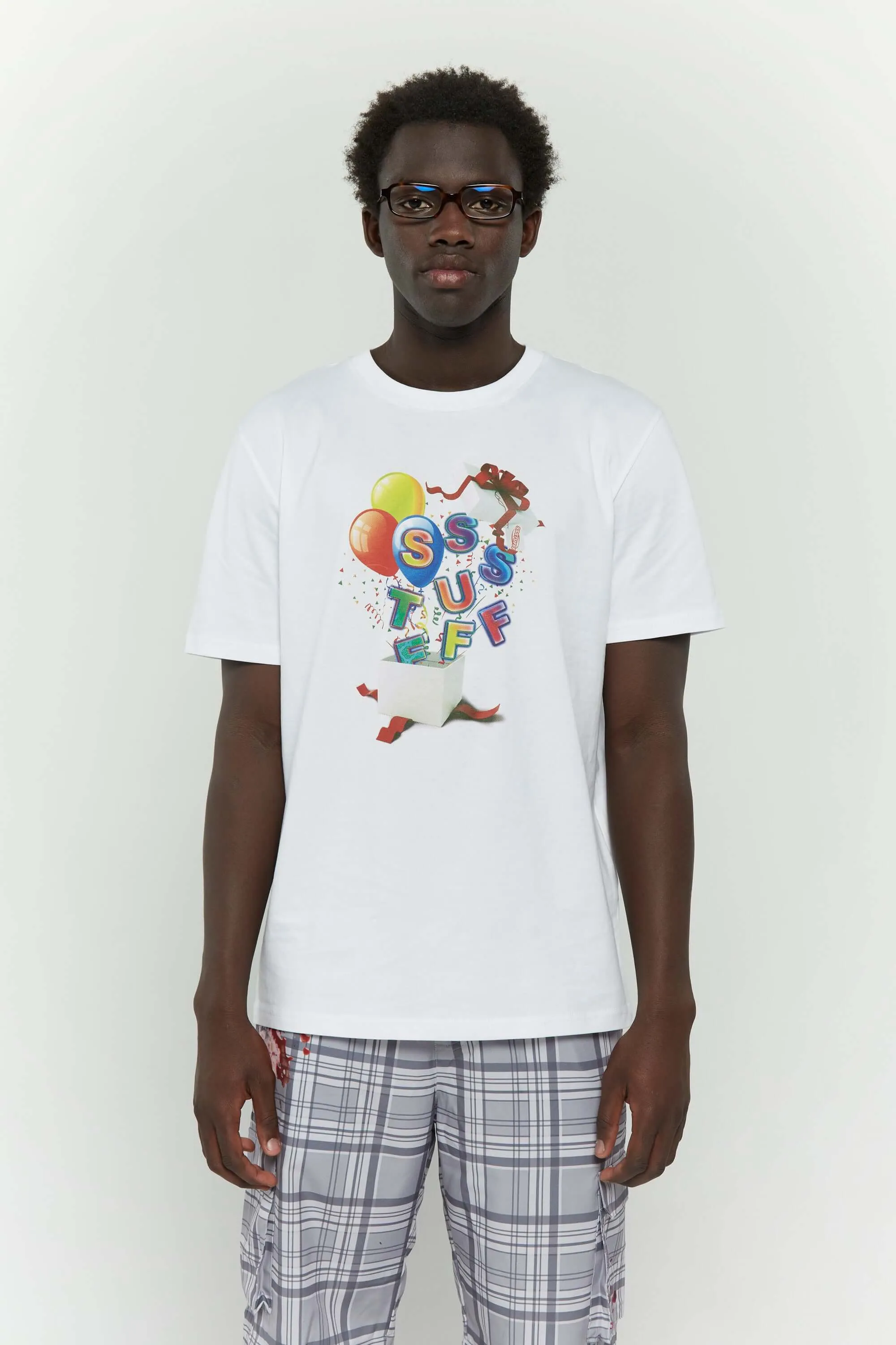 Bday Ballons Gift Tee Glossy Look