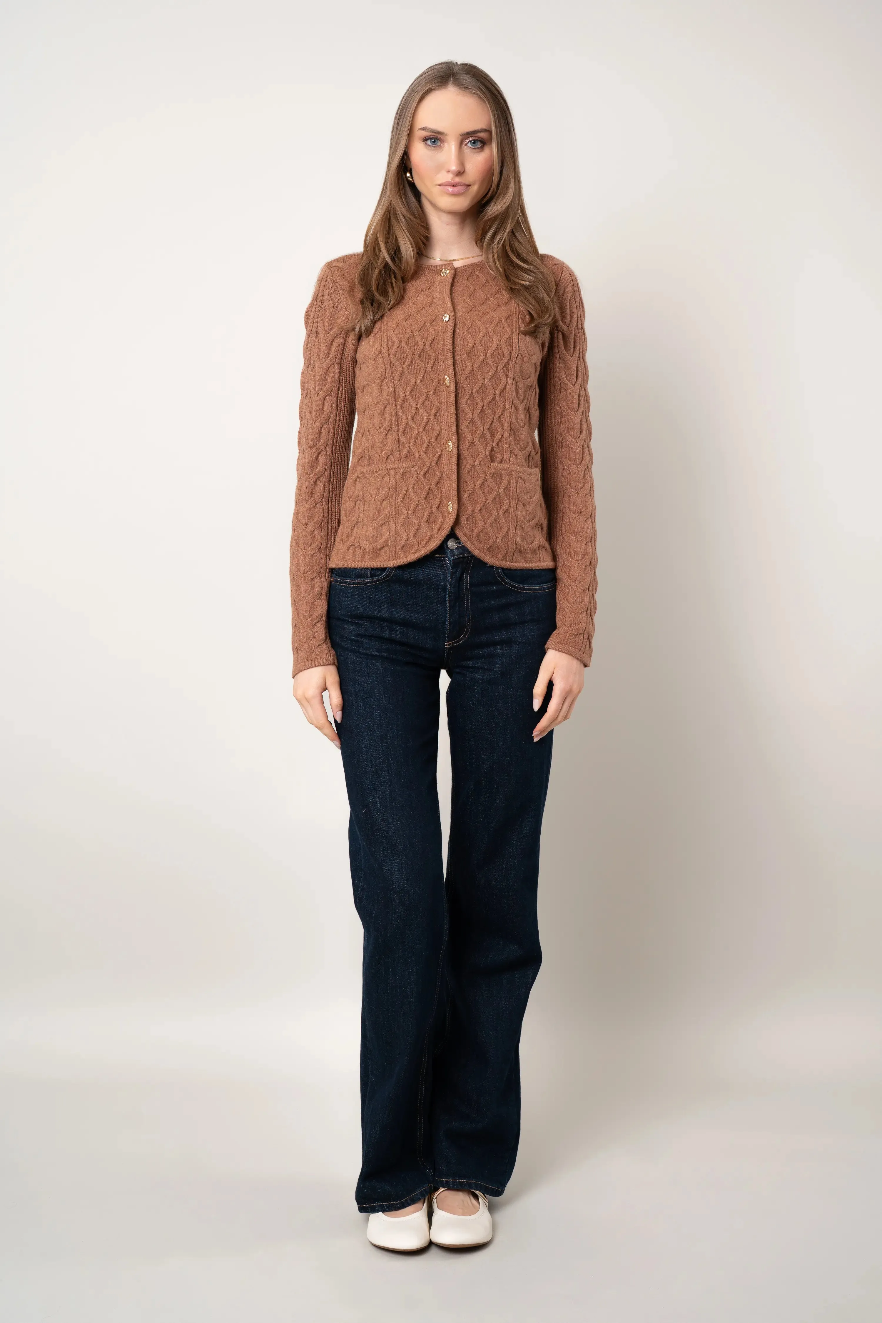 Icon Fit Breezy Comfort The Sculpted Cable Cardigan