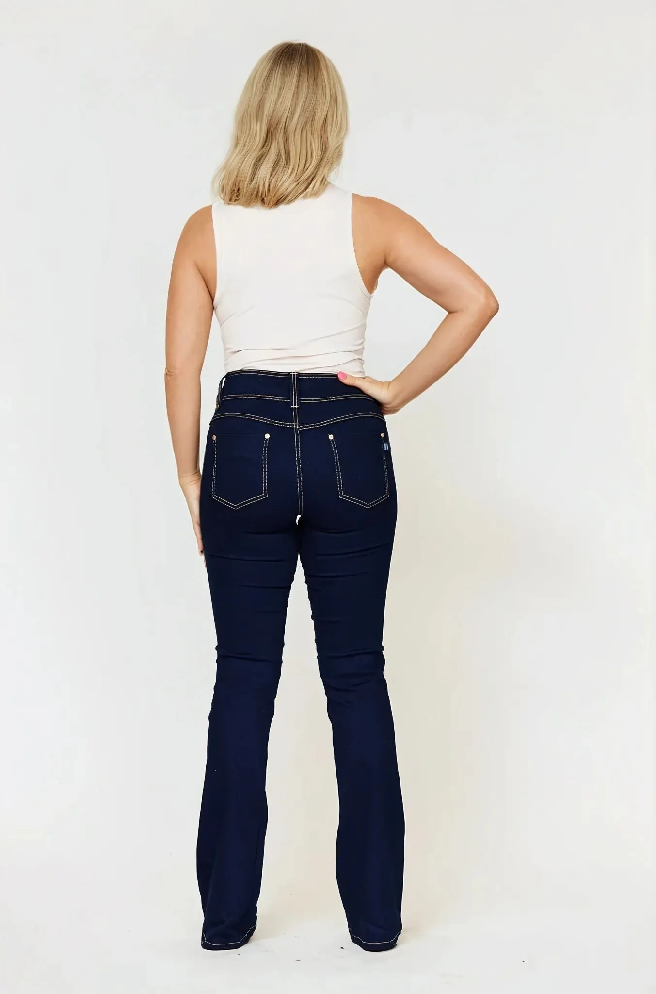 Earthy Streetwear Fan Nature Lover Fever Indigo Bootcut Jean