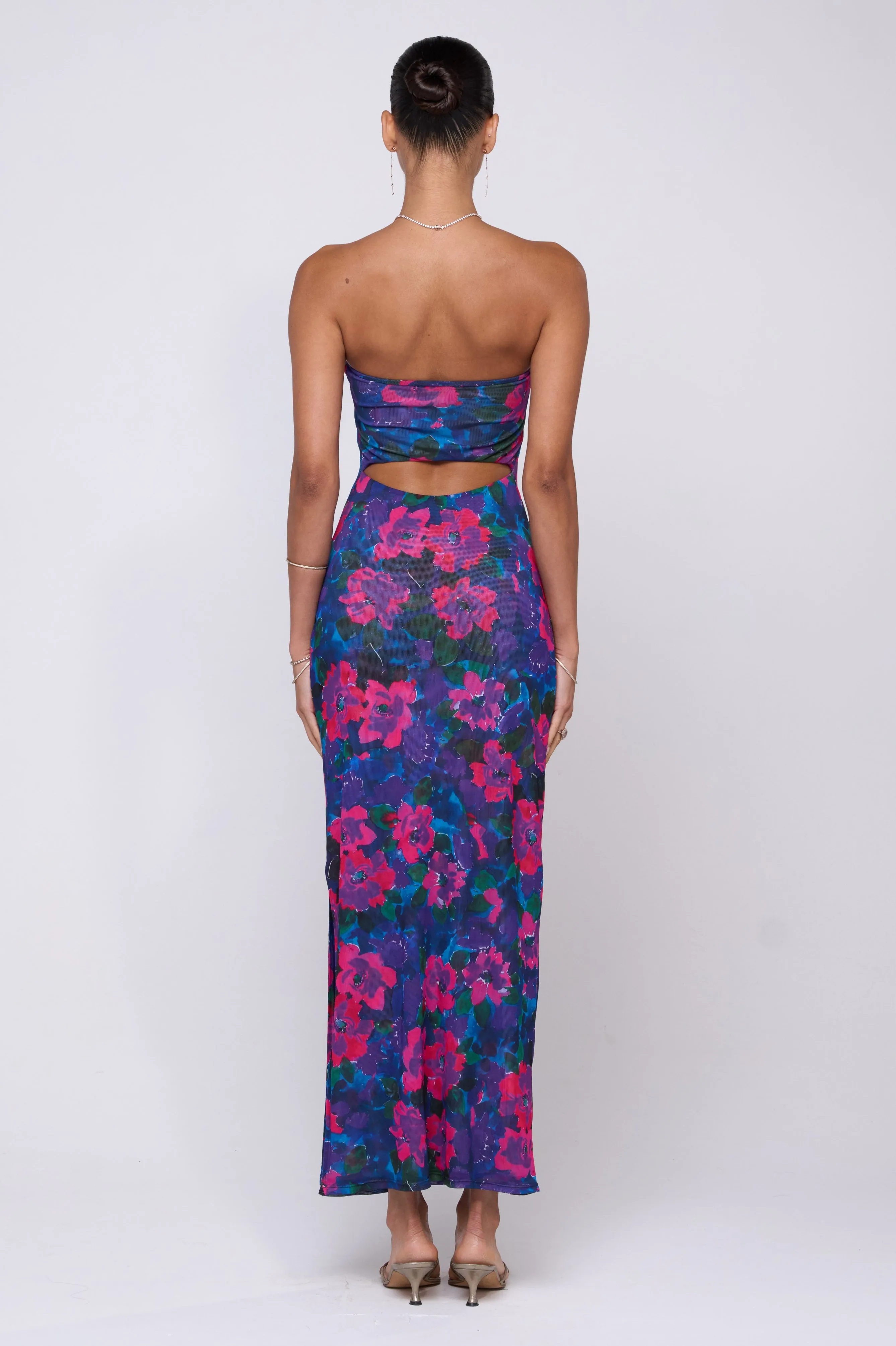 Minimalist Design Fashionable Layers Demi Mesh Dress in Lanai