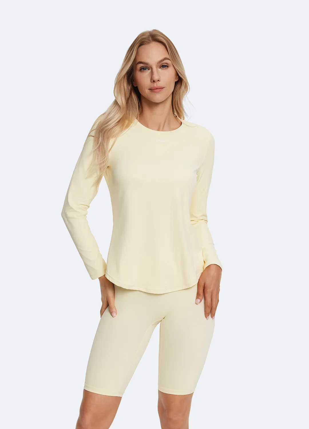 Butter Yellow Long Sleeve Easy Layering