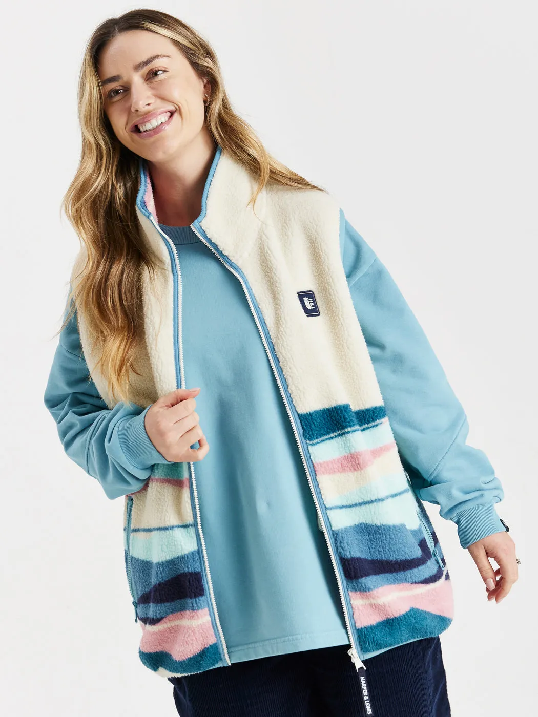 Weekend Layer Lumi Oversized Sweater Steel Blue