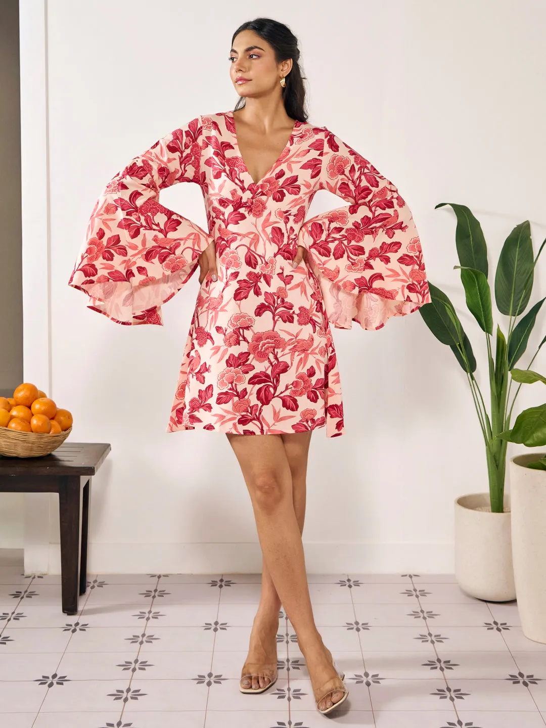 Sunset Scene Women A- Line Short Dress