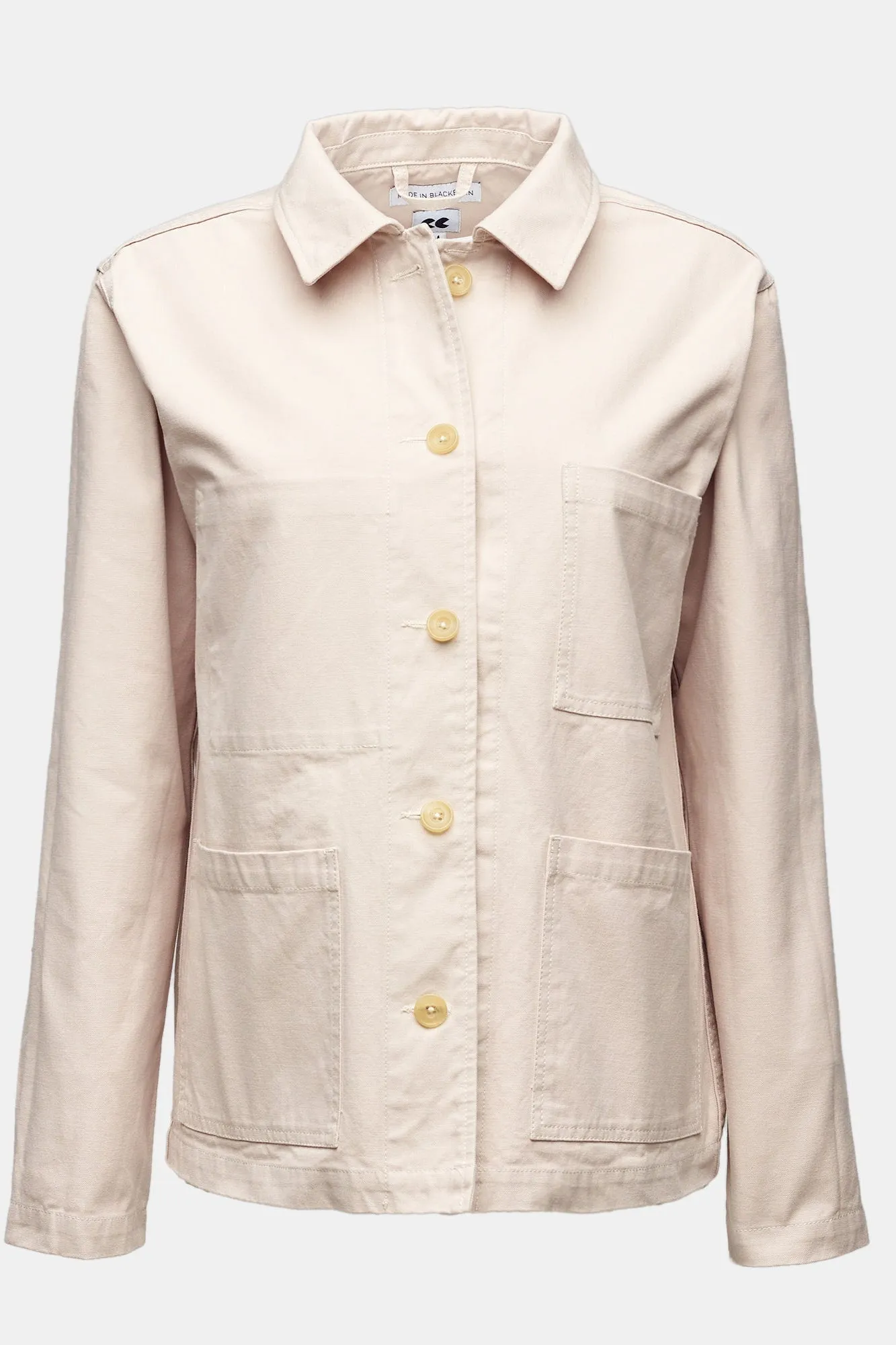 Classic Casual Look Women's Chore Jacket - Cream