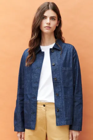 Women's Chore Jacket - Denim Lightweight Shell MoistureWickingTechnology