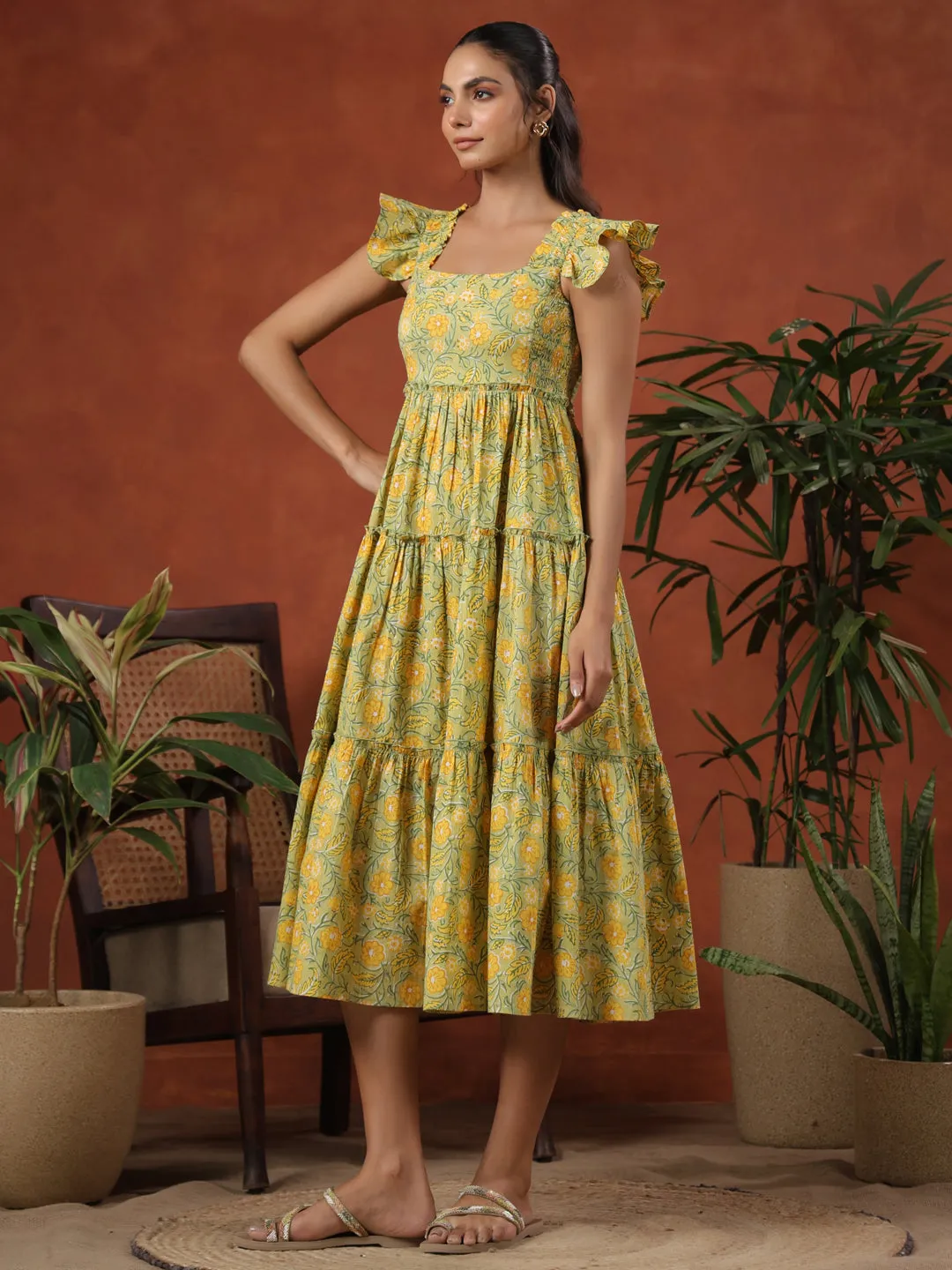 Women's Fit and Flare Dress Chic Waistband All-season