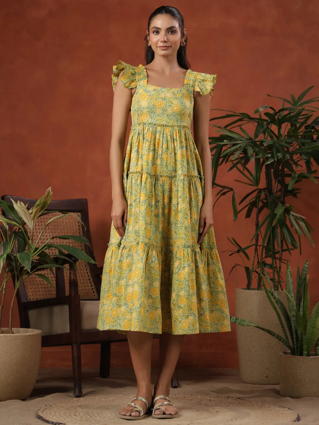 Satin Soft Women's Fit and Flare Dress