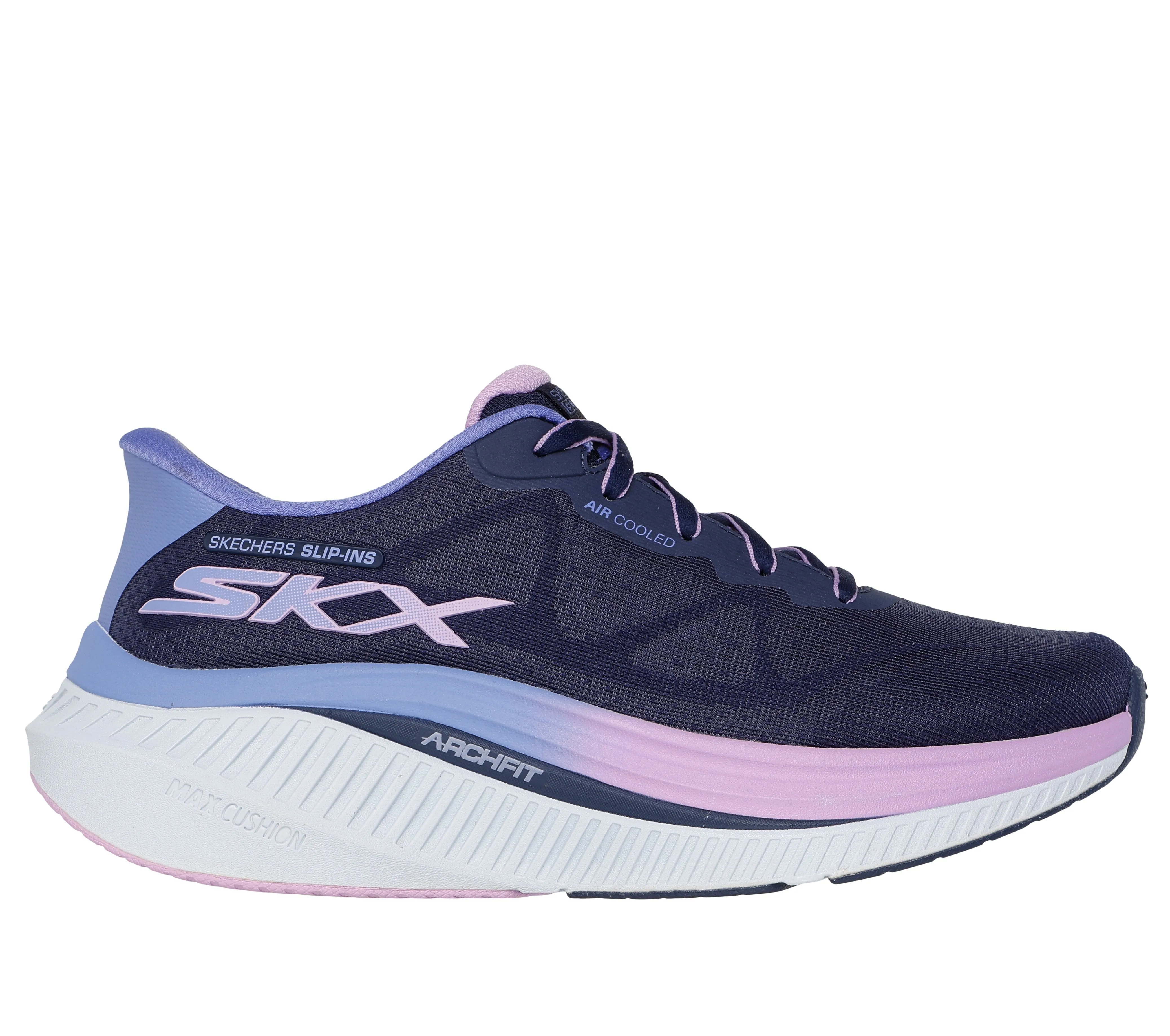 Womens Go Walk Max Cushioning Areena Cool Pop Block Walk