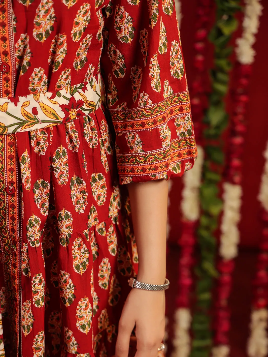 Trendy Layering Daily Favorite Women's Red fit and flare dress