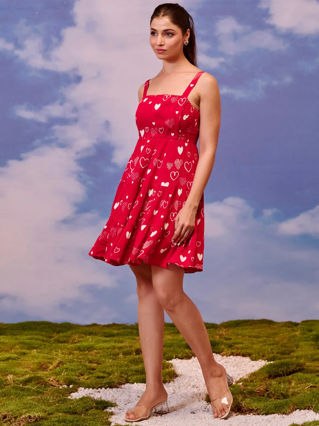 Women's tier style shirt dress Cozy Cut