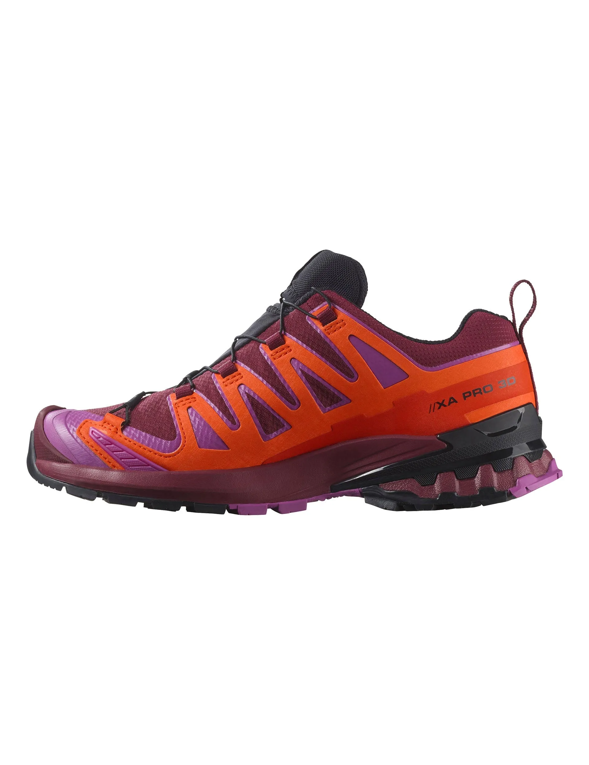 XA Pro 3D V9 Gore-Tex - Tawny Port/Red Orange/Willowherb fluorescent - design shoes