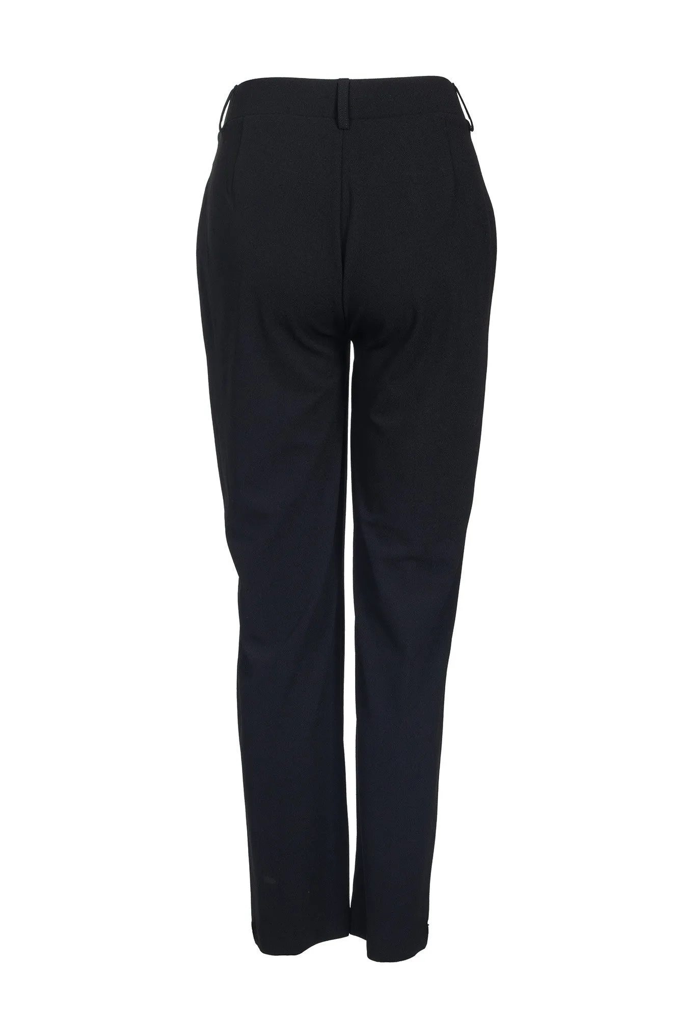Quick Fit Flexible Fabric Xtra Short Stretch Crepe Pants | Black | 8221B1