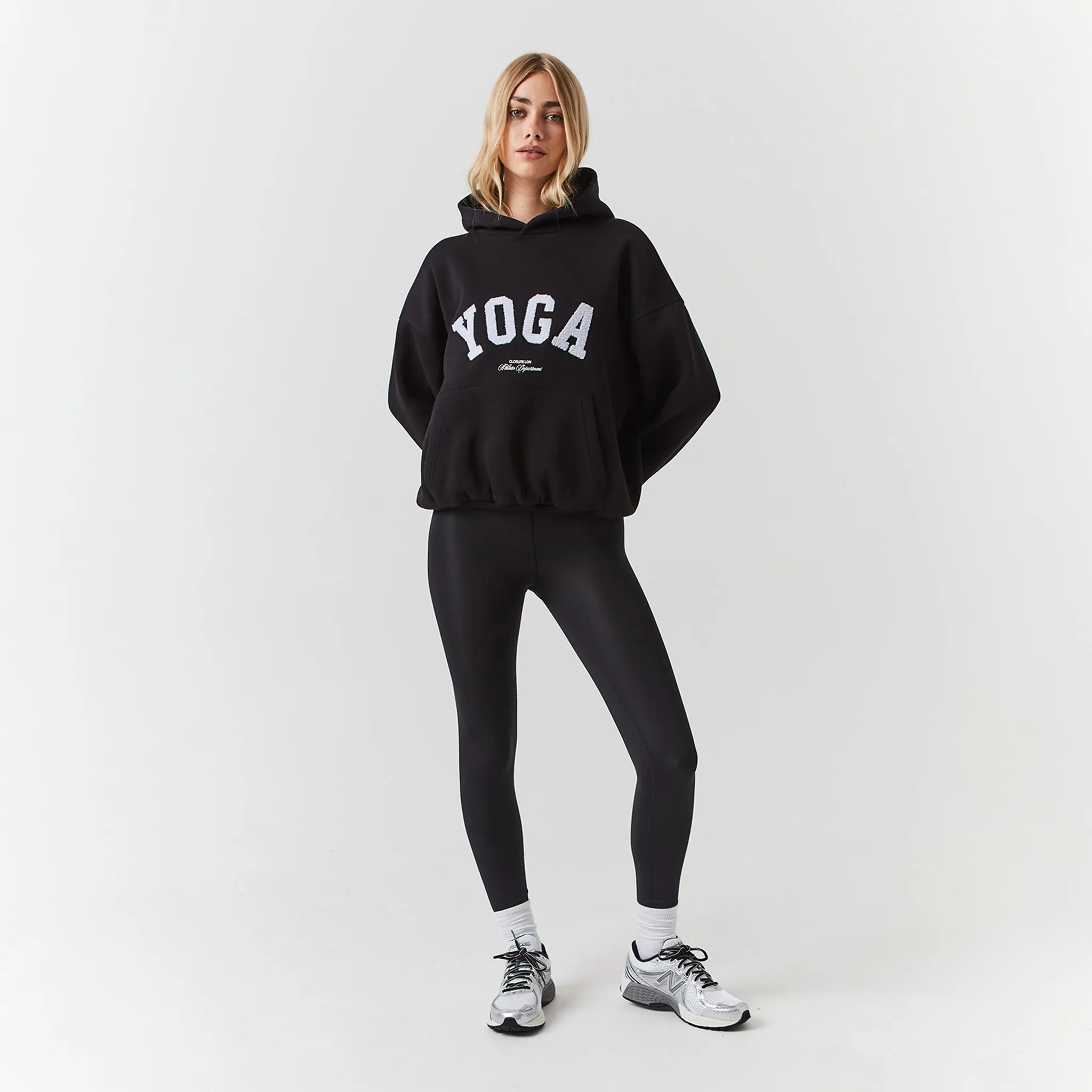 tie dye Premium Hoodie Yoga Hoodie | Black