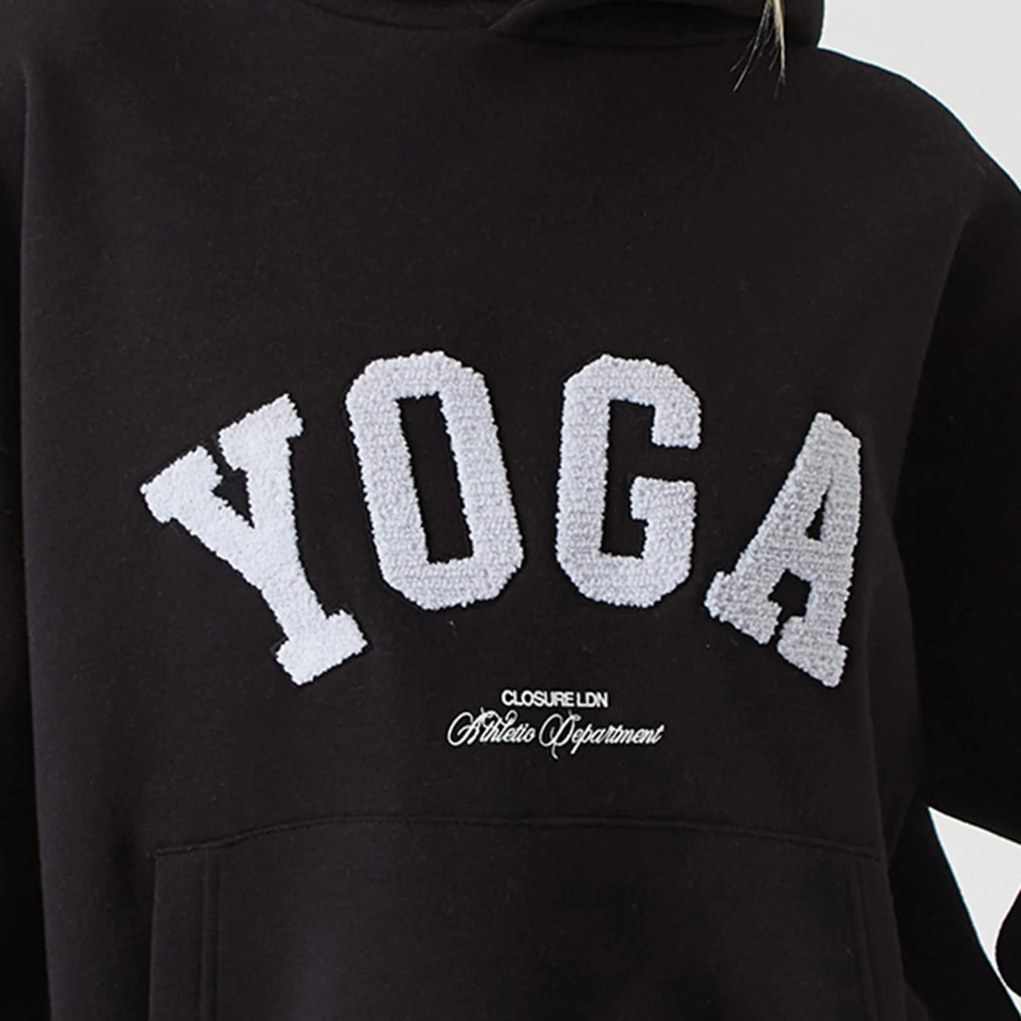 Yoga Hoodie | Black product fringe edginess