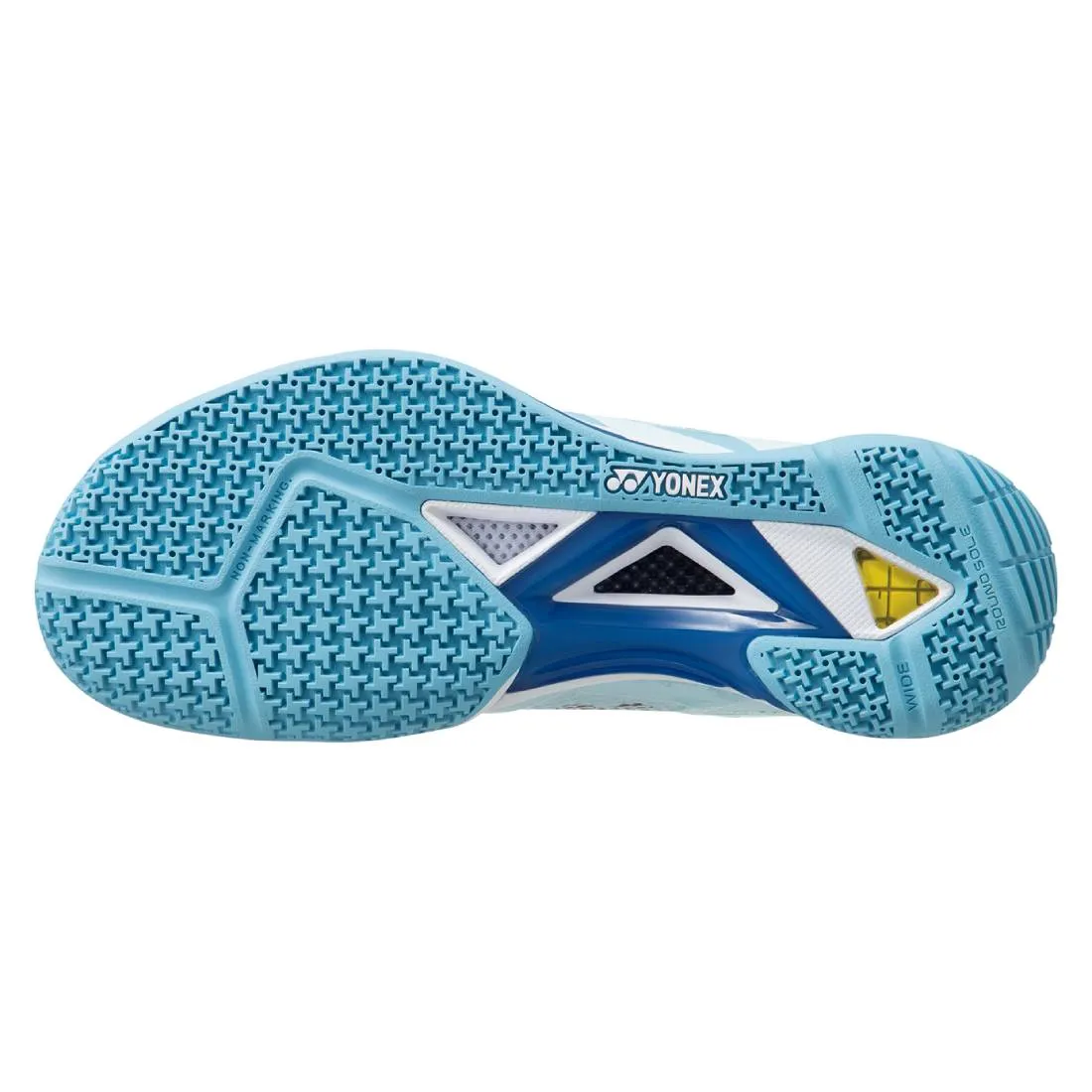 Motion control Ankle Support Structure Yonex Power Cushion Eclipsion Z3 Men's Wide Indoor Court Shoe (Light Blue)