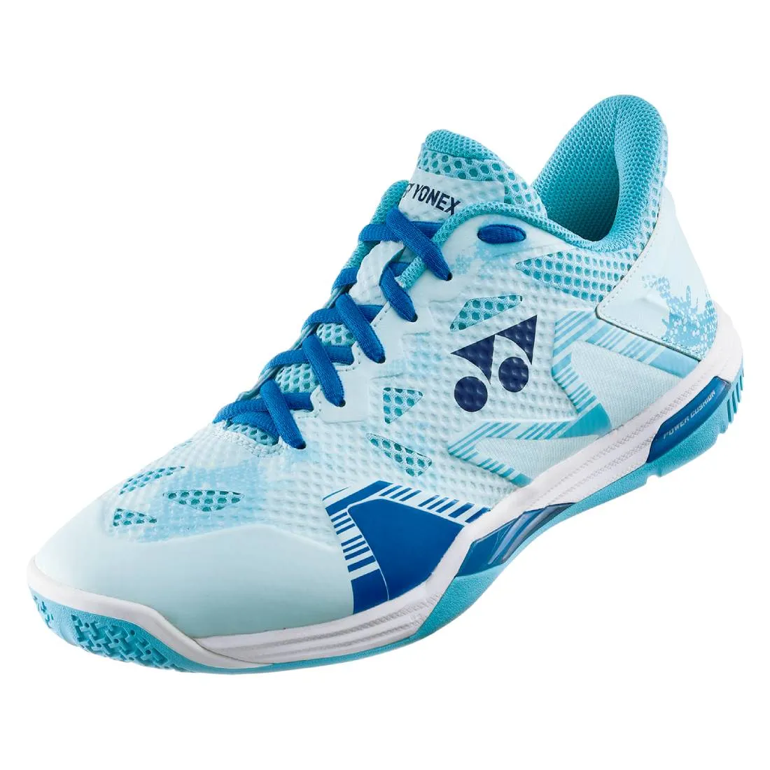 Slip Resistant Tread Hard wearing Yonex Power Cushion Eclipsion Z3 Men's Wide Indoor Court Shoe (Light Blue)