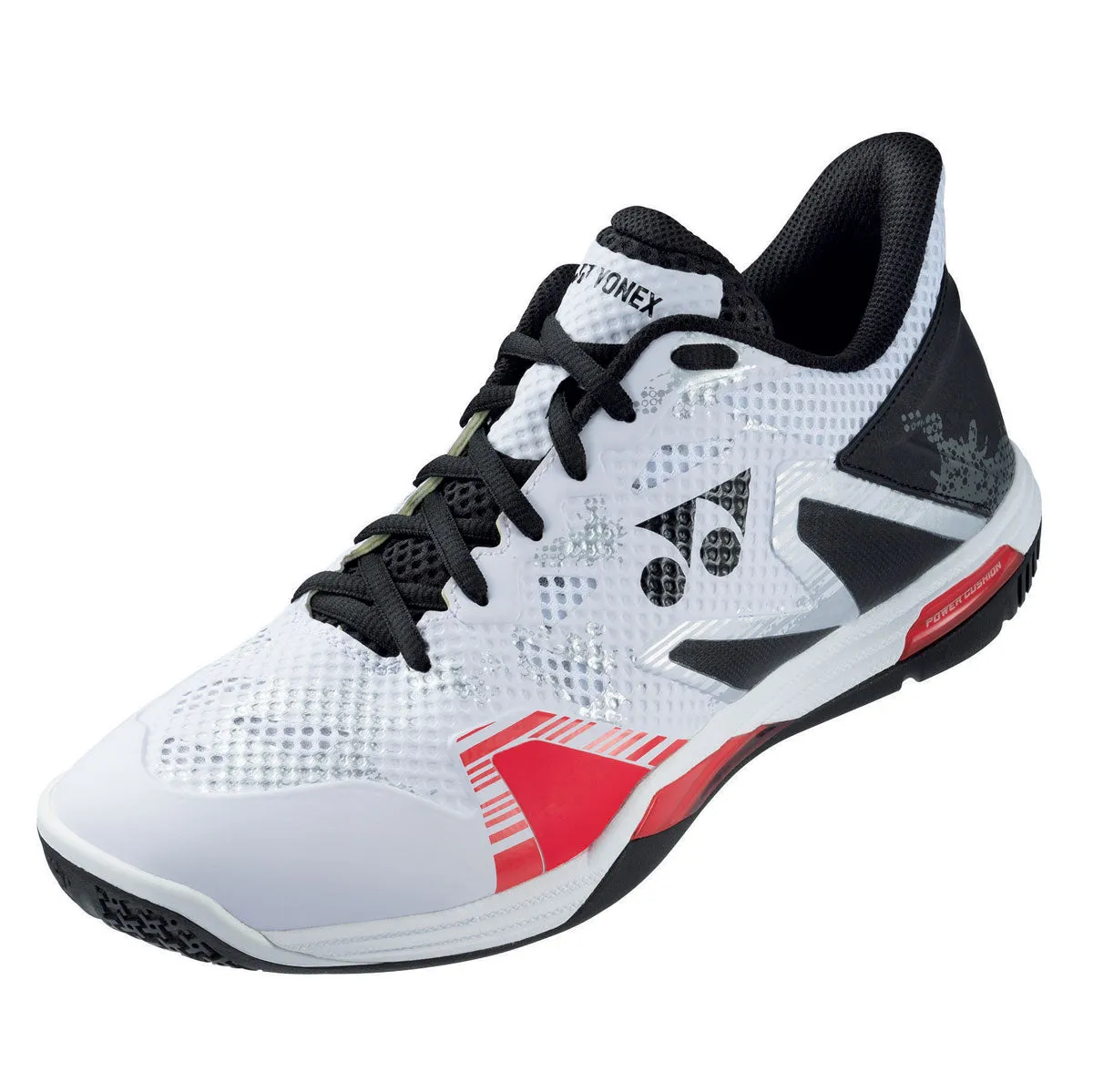 Yonex Power Cushion Eclipsion Z3 Men's Wide Indoor Court Shoe (White/Black) Neutral pronation Stretchable